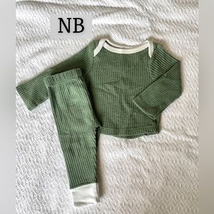 Forest green matching set
